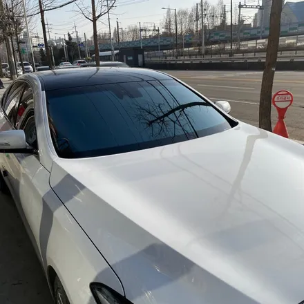 안산썬팅 제네시스G80 블락포디 비바 스카이블루 전체 재시공