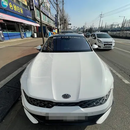 안산썬팅 기아K5 블락포디 바이올렛 전체 재시공