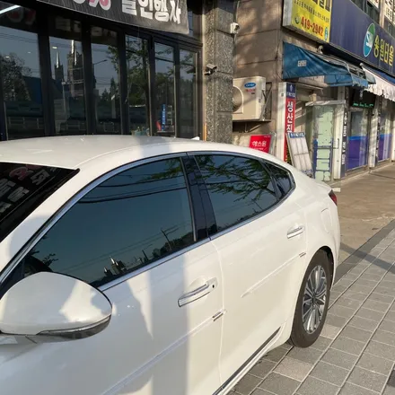 안산 레인보우썬팅 기아 K7 레인보우 V90 전체 재시공