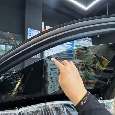 안산시흥 썬팅 전문점 BMW 3시리즈 레인보우 V90 틴팅 전체 재시공