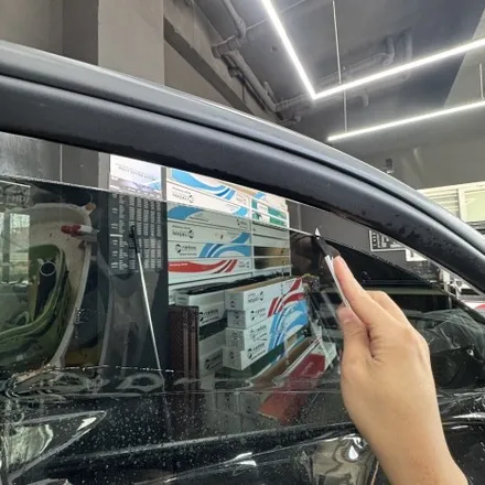 수입차 썬팅 전문점 아우디 A8 레인보우 V90 전체 재시공 후기 안산썬팅 / 경기 안산