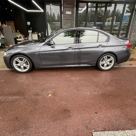 안산썬팅 BMW 3시리즈 레인보우V90 전체 재시공
