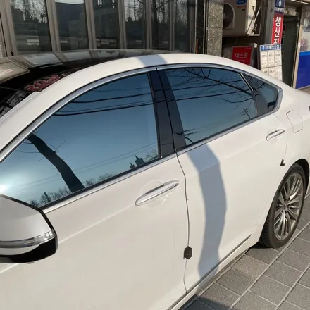 안산썬팅 제네시스G80 블락포디 비바 스카이블루 전체 재시공