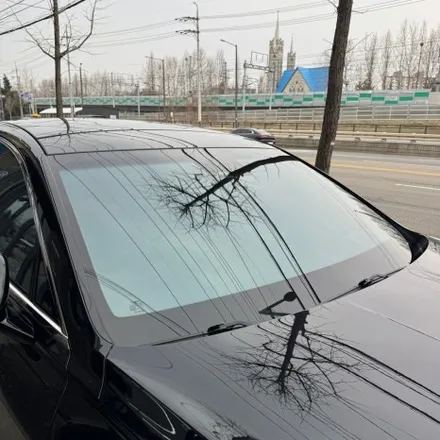 안산 블락포디 썬팅 제네시스G80 스카이블루 전체 재시공 후기