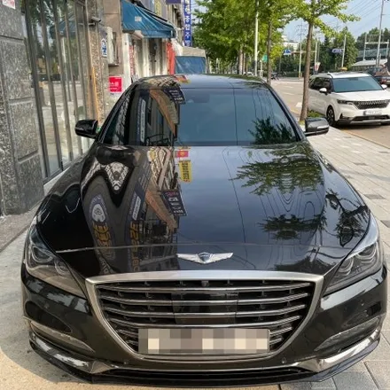 안산 레인보우썬팅 V90 제네시스G80 전체 재시공 후기