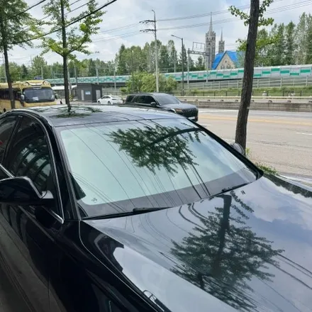 안산시흥 썬팅 아우디 A6 글라스틴트 선셋 전체 재시공 후기