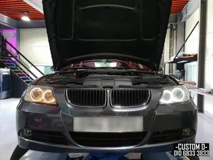 BMW E90 328i LED링마커(엔젤아이) 320D HID D1S 6000K 벌브 교체! / 인천 남동구