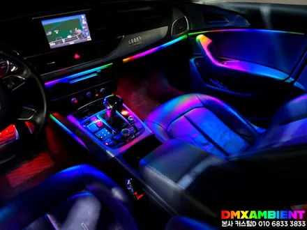 A6 A7 무빙 엠비언트 DMX 블랙 아크릴 튜닝 아우디 실내 풀체인지 / 인천 남동구