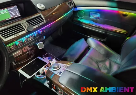BMW 7시리즈 순정 엠비언트 라이트 광량 증대 시공 / 인천 남동구