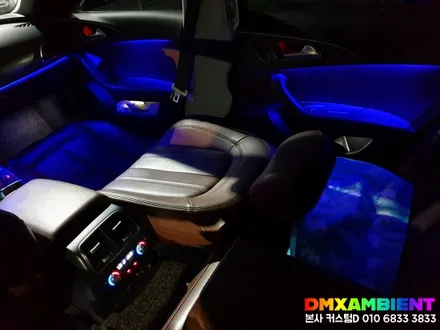 C7 A6 엠비언트 대시보드 아크릴 매립 비노출 순정형 DMX 무드등 아우디 매니아 동호회 회원 방문! / 인천 남동구