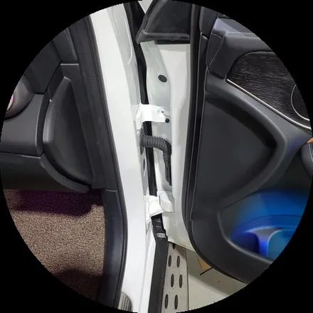 벤츠 송풍구 c220d 엠비언트 색다른 DMX무빙 튜닝 / 인천 남동구
