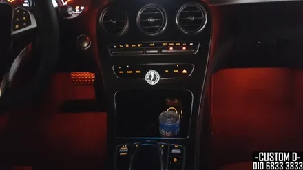 W205 C클래스 카브리올레 엠비언트 라이트 64가지 색상 광량 업그레이드 / 인천 남동구