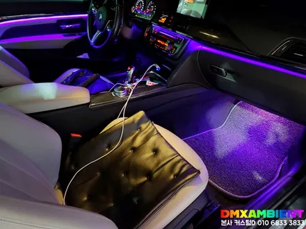 BMW M4 엠비언트 DMX 블랙 아크릴 매립 4시리즈 무드등 튜닝 / 인천 남동구