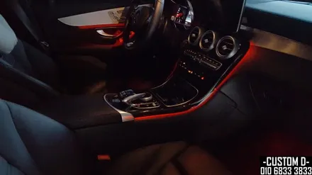 W205 C클래스 튜닝 64컬러 실내 엠비언트 무드등 광량업 / 인천 남동구