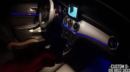 벤츠 X156 GLA 엠비언트 라이트 64컬러 가변 무드등 실내 LED 업그레이드 / 인천 남동구