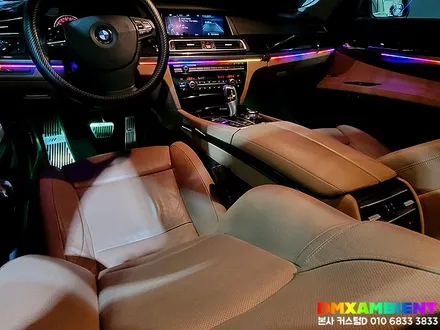 BMW 7시리즈 무빙 엠비언트 740i F01 F02 비노출 무드등 순정형 실내 튜닝! / 인천 남동구