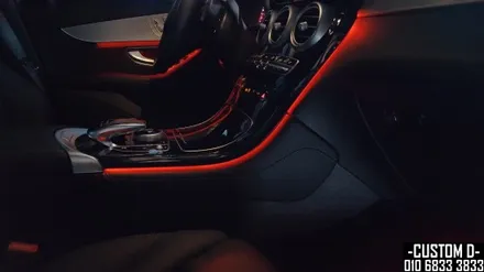 W205 C클래스 튜닝 64컬러 실내 엠비언트 무드등 광량업 / 인천 남동구