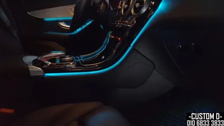 W205 C클래스 튜닝 64컬러 실내 엠비언트 무드등 광량업 / 인천 남동구