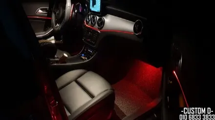 벤츠 X156 GLA 엠비언트 라이트 64컬러 가변 무드등 실내 LED 업그레이드 / 인천 남동구