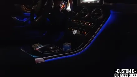 벤츠 W205 C220D쿠페 RGB엠비언트 라이트 가변무드등 튜닝! / 인천 남동구