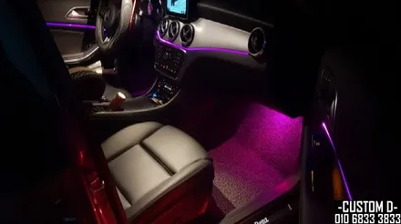 벤츠 X156 GLA 엠비언트 라이트 64컬러 가변 무드등 실내 LED 업그레이드 / 인천 남동구