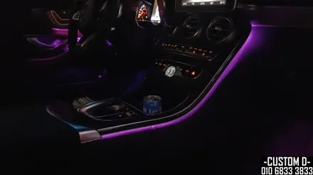 벤츠 W205 C220D쿠페 RGB엠비언트 라이트 가변무드등 튜닝! / 인천 남동구