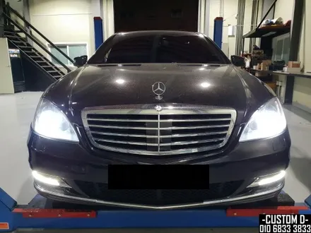 W221 벤츠 S500 HID수리 D1S 6000K 광량업과 LED실내등 교체로 시안성 확보! / 인천 남동구