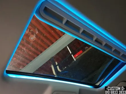 아우디 A5 실내 LED 무드등 튜닝! RGB 가변 썬루프등 시공 / 인천 남동구