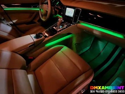 포르쉐 파나메라 엠비언트 순정형 DMX 무드등으로 신형 개조 튜닝! / 인천 남동구