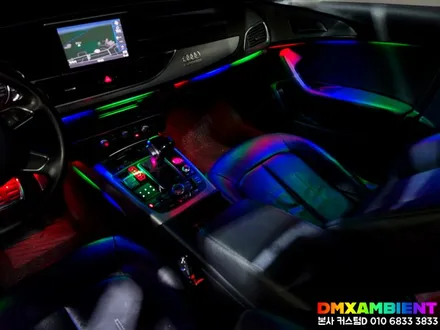 A6 A7 무빙 엠비언트 DMX 블랙 아크릴 튜닝 아우디 실내 풀체인지 / 인천 남동구