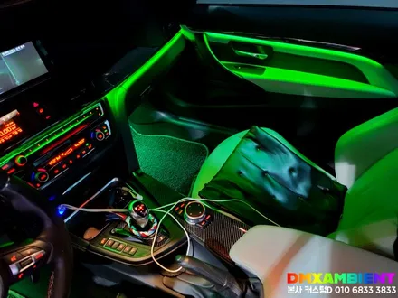 BMW M4 엠비언트 DMX 블랙 아크릴 매립 4시리즈 무드등 튜닝 / 인천 남동구