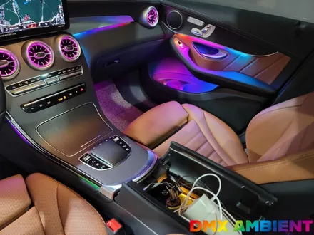 벤츠 c200d 송풍구 엠비언트 완성된 실내 조합 / 인천 남동구