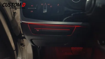 BMW5시리즈 - 520D (F10) 실내 RGB 가변 엠비언트 무드등 작업 후기 / 인천 남동구