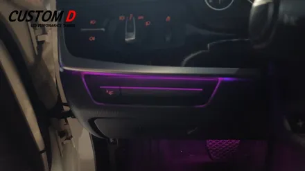 BMW5시리즈 - 520D (F10) 실내 RGB 가변 엠비언트 무드등 작업 후기 / 인천 남동구