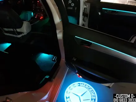 W204 벤츠 C클래스 C220 CDI 64색 가변 엠비언트 무드등 LED실내등 튜닝 후기! / 인천 남동구