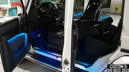 벤츠 W463 G63AMG 가변 엠비언트 무드등 업그레이드/G클래스 지바겐튜닝 / 인천 남동구