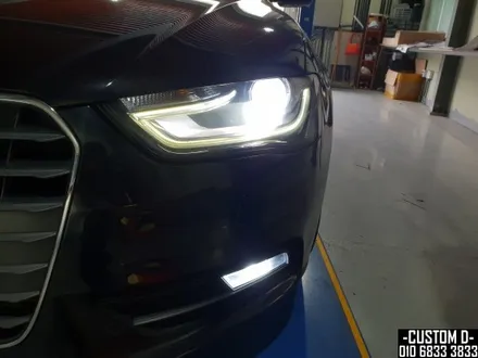 아우디 A4 HID 6000K D3S 벌브 교체 광량업 LED안개등 튜닝! / 인천 남동구
