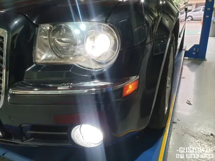 크라이슬러 300C HID 수리 광량업! LED 안개등, 미등 전구 교체 / 인천 남동구
