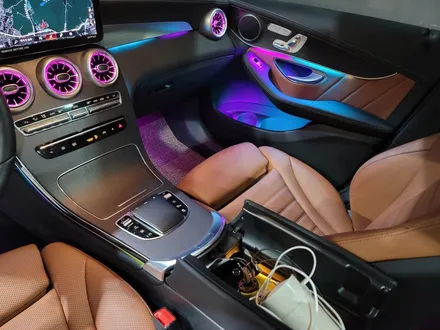벤츠 c200d 송풍구 엠비언트 완성된 실내 조합 / 인천 남동구