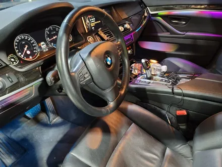 BMW 5시리즈 F10 520d 엠비언트 라이트 업그레이드 방법 / 인천 남동구