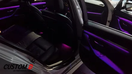 BMW5시리즈 - 520D (F10) 실내 RGB 가변 엠비언트 무드등 작업 후기 / 인천 남동구