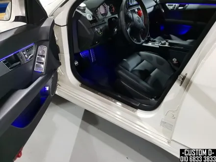 벤츠 실내튜닝 W204 C클래스 엠비언트 라이트 C200 RGB광섬유 가변 LED무드등 리얼후기! / 인천 남동구