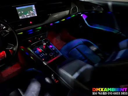 A6 A7 무빙 엠비언트 DMX 블랙 아크릴 튜닝 아우디 실내 풀체인지 / 인천 남동구