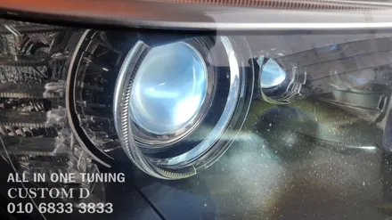 BMW 5시리즈 E60 6000K HID벌브 교체로 시안성과 고급스러움까지!/8000K D1S / 인천 남동구