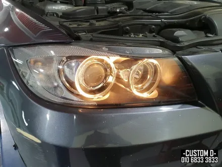 BMW E90 328i LED링마커(엔젤아이) 320D HID D1S 6000K 벌브 교체! / 인천 남동구