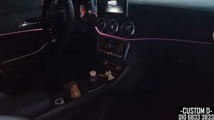 벤츠 X156 GLA250 풀컬러 RGB엠비언트 실내무드등 인스톨! / 인천 남동구