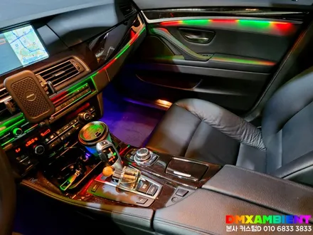 BMW F10 520D 무빙 엠비언트 요즘 핫한 실내 튜닝 DMX 모션 무드등! / 인천 남동구