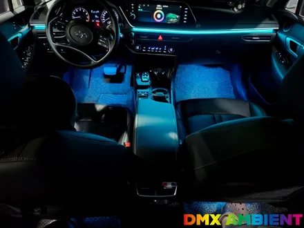DN8 쏘나타 엠비언트 순정 연동 광량업 DMX 블랙 아크릴 시공! / 인천 남동구