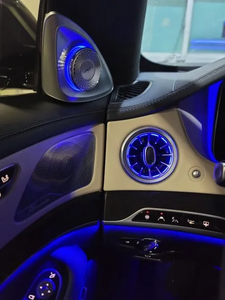 벤츠 W222 S350 S450 S500 부메스터 송풍구 엠비언트 시공 사례 총정리 / 인천 남동구