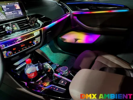 BMW X5 X4 무빙 엠비언트 광량업 G30 5시리즈 실내 신형 개조 전문점 DMX / 인천 남동구